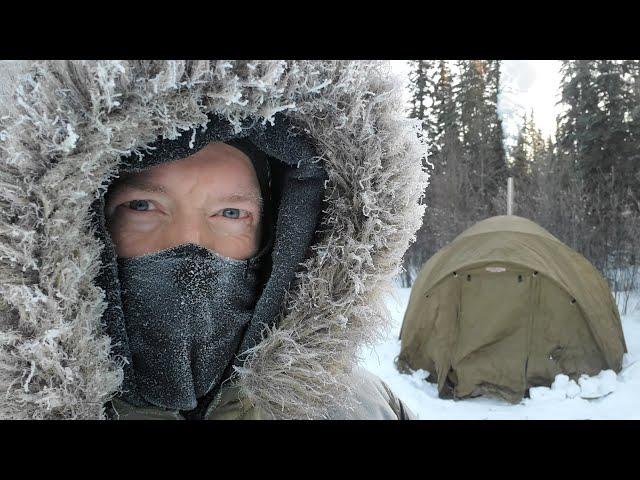 -60F/-51C Winter Camping in Hot Tent