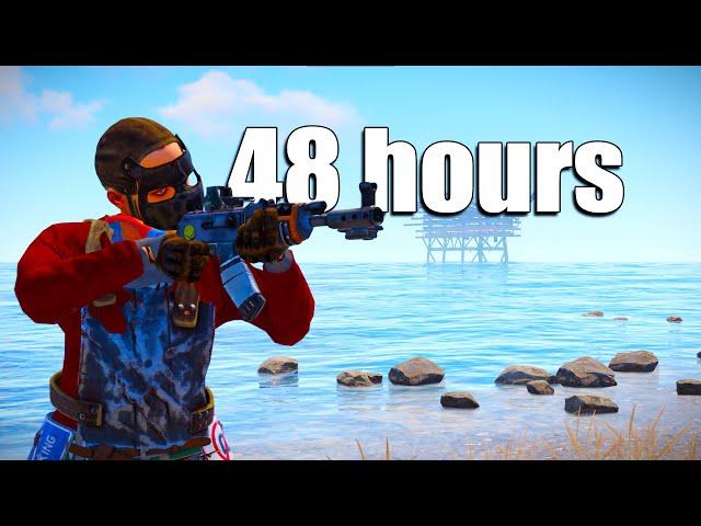 I played Solo Rust for 48 hours straight..
