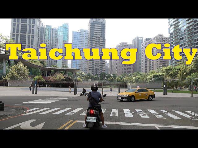 Taichung Taiwan 4K.  Second Largest City in Taiwan. Better than Taipei?