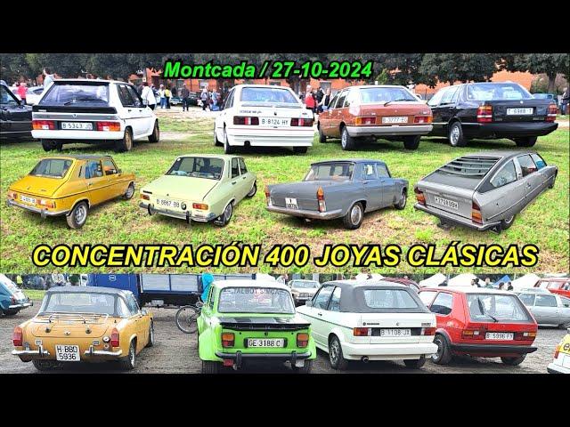 Concentración 400 coches clásicos Montcada. Autos nostálgicos. Cars and coffee. Voitures classiques