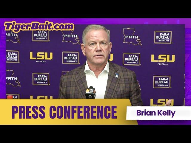 LSU Brian Kelly 'going to be closer to 15' transfer portal number