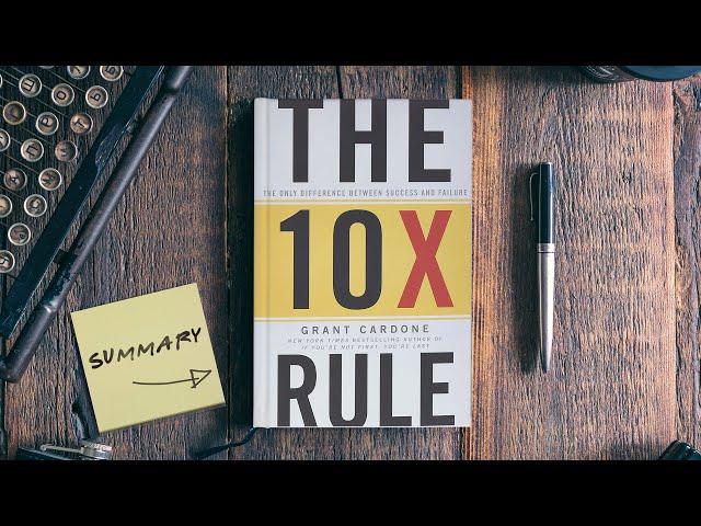 The 10x Rule Summary & Review (Grant Cardone) - ANIMATED