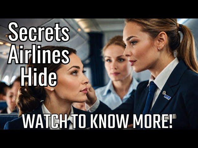 Untold Airline Secrets They Keep Hidden From You In-Flight! ️