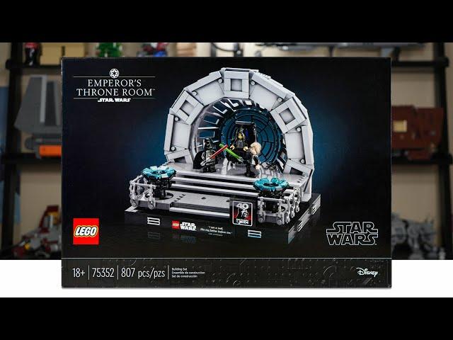 LEGO Star Wars 75352 EMPEROR'S THRONE ROOM Review! (2023)