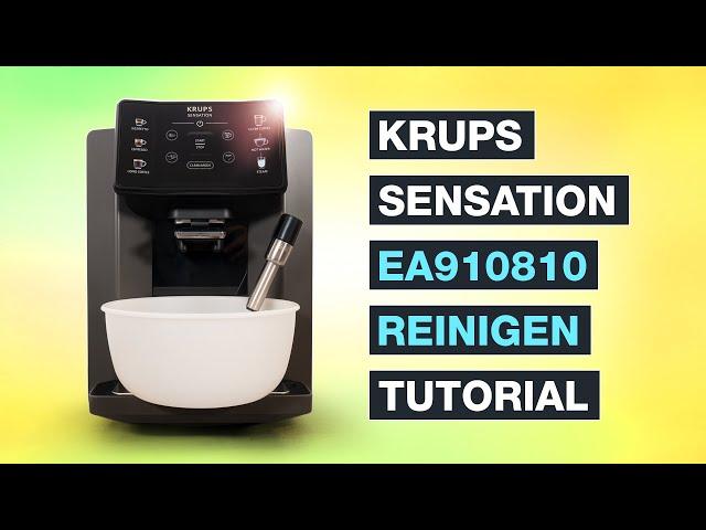 Krups Sensation Kaffeevollautomat reinigen - Reinigung mit Tablette - Tutorial - Testventure