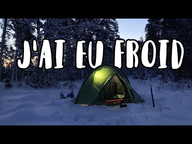 Mon premier bivouac d'hiver en solitaire