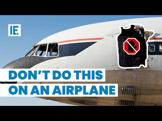 Why you can’t open airplane doors