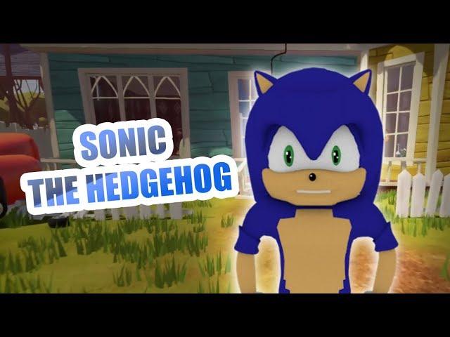 SONIC THE HEDGEHOG - Hello Neighbor Mod