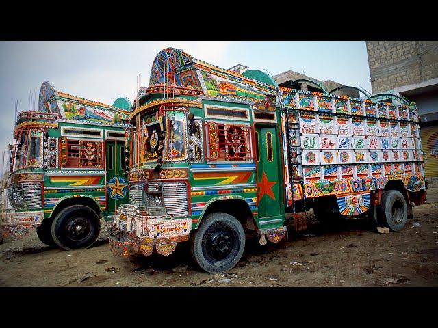 The Beautiful Painted Trucks of Pakistan