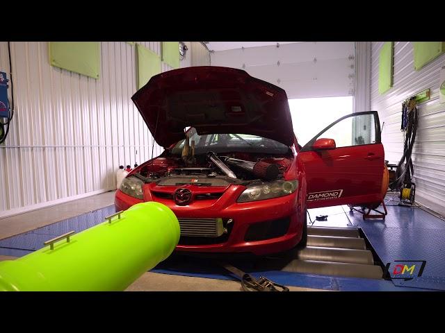 Damond Motorsports Mazdaspeed6 Dragcar 9k RPM Dyno Pull