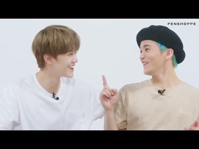 Balance game with NCT DREAM’s MARK and JAEMIN | PENSHOPPE