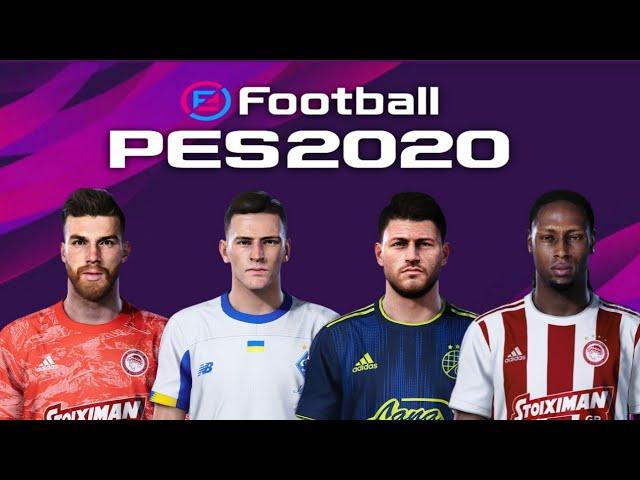 PES 2020 FACES REAIS OUTROS TIMES EUROPA