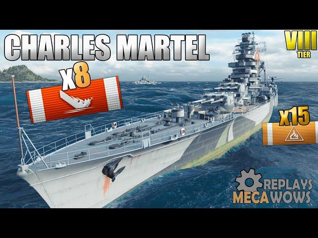 Charles Martel 8 Kills ZOMBIE Edition | World of Warships