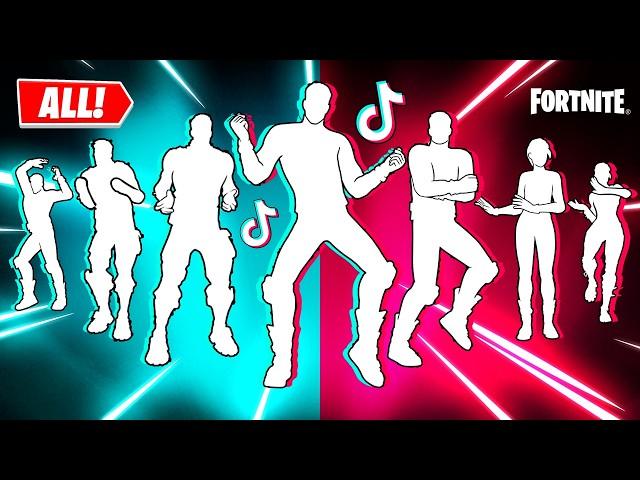 ALL TIKTOK DANCES & EMOTES IN FORTNITE