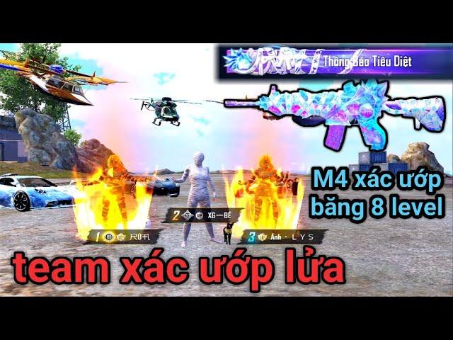 PUBG Mobile - Review Xác Ướp Lửa Và M4 Mới Full Cấp Cùng Anh Chủ Ặcc Và Team "Bé Ánh"