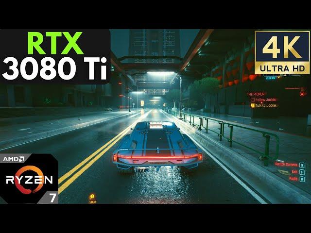 Cyberpunk 2077: RTX 3080 Ti + Ryzen 7 5800X | 4K | Ultra Settings