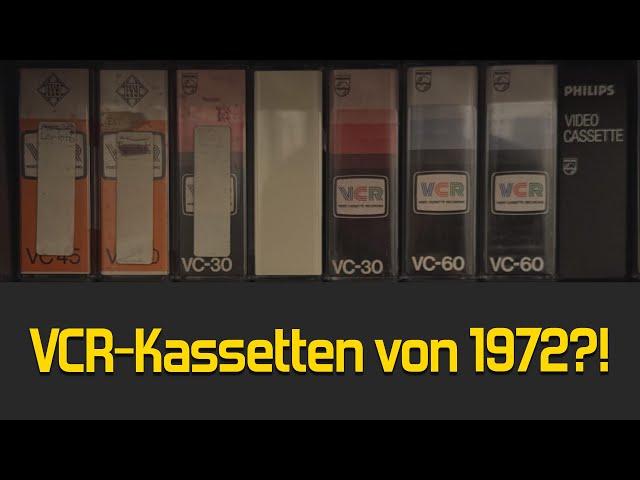 ReFind #042 - Sehr alte VCR Kassetten: Glück im Doppelpack!