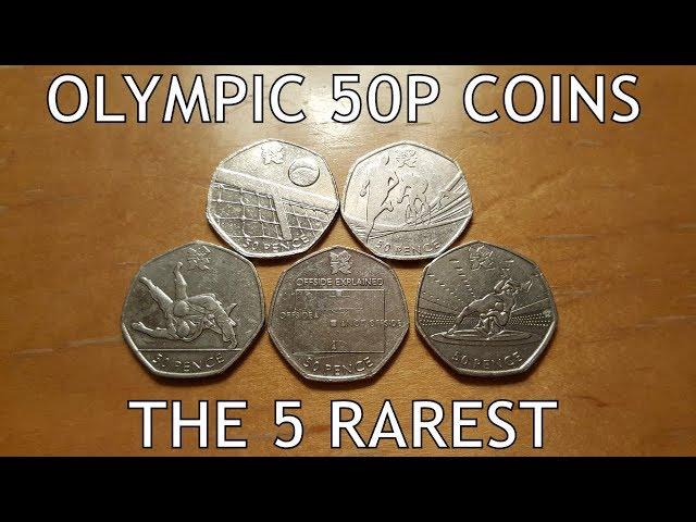 COLLECTING THE TOP 5 OLYMPIC 50P COINS