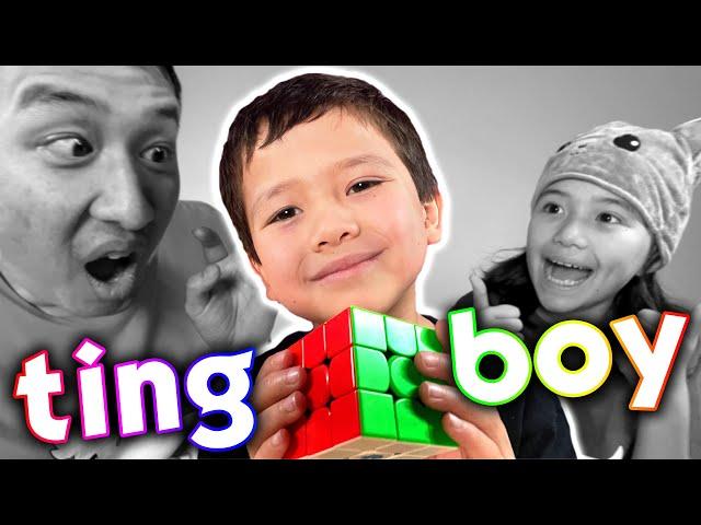 Can My Little Boy Solve A Rubik's Cube? (Watch to the end!)