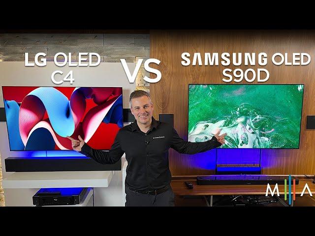 LG C4 vs Samsung S90D | Test | 2 téléviseurs OLED compétitifs