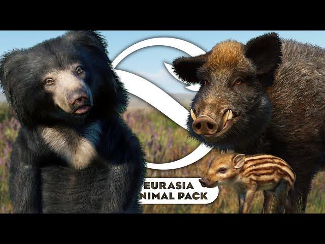 All NEW Animals, Babies & Colour Morphs | EURASIA ANIMAL PACK | Planet Zoo