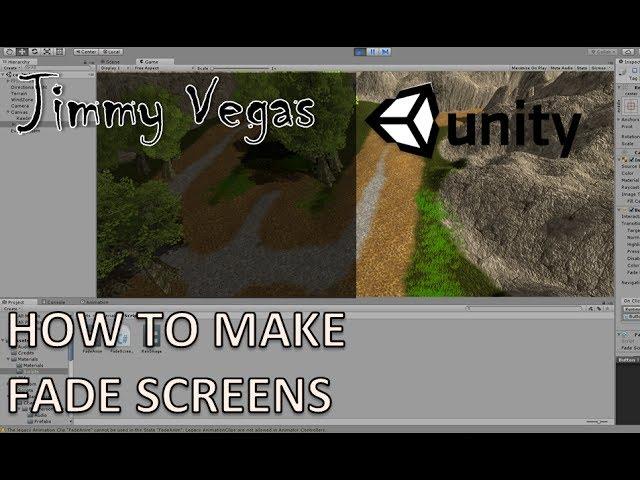 Mini Unity Tutorial - How To Create Fade Screens - Beginners Tutorial