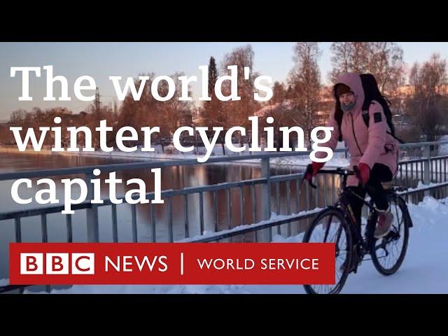 The cycle-mad city in Finland that doesn't stop for snow - BBC World Service