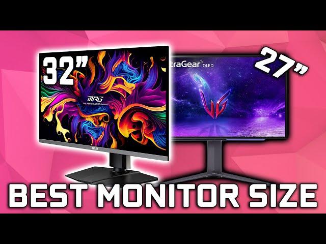 Best Monitor Size - 27 Inch vs 32 Inch & More