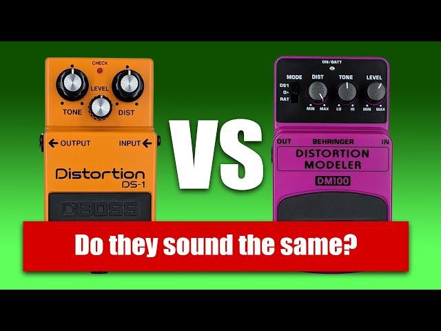 BOSS DS 1 vs. Behringer DM100 #behringer #bossds1