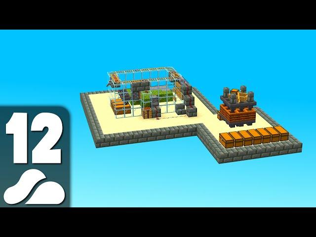 Auto Moss Farm | Minecraft Skyblock Let's Play Episode 12 (Bedrock/Java Server IP)