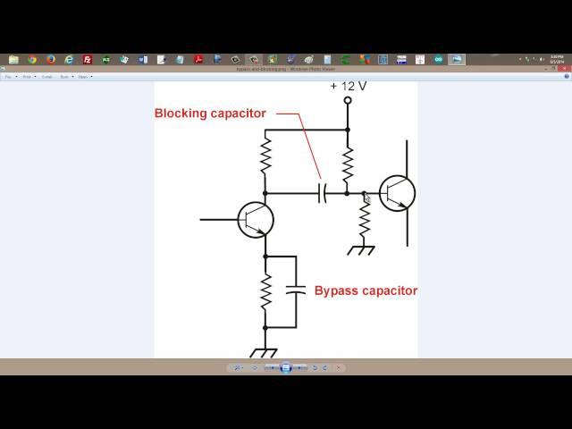 Blocking and Bypass Capacitors