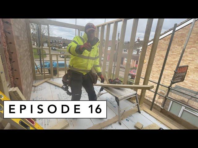 Timber framing the first floor extension - The Home Extension - Episode 16