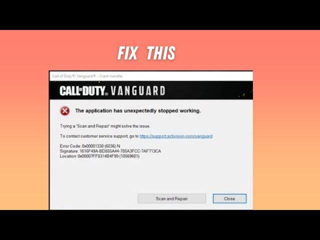 How to Fix "Error code:  0x00001338" on Modern Warfare 2