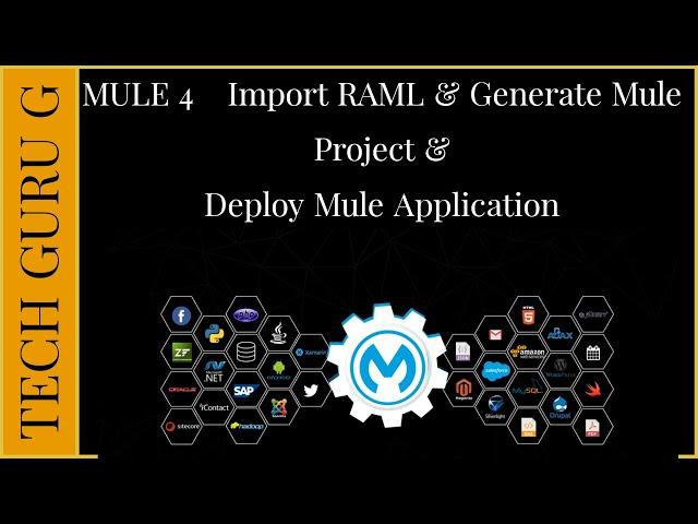Mule 4 - Import RAML (1.0) to Anypoint Studio | Beginners Level| Deploy Application|Test Application