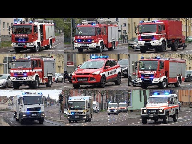  Großalarm in Halle (Saale) MANV nach Austritt von Chlorgas im Nordbad