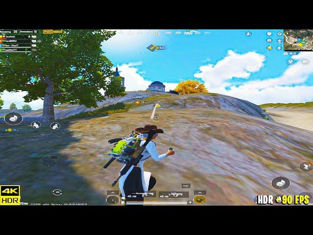 Hdr + 90fps  PUBGMOBILE emulator BEST agressive gameplay EVER  | EMULATOR gameloop