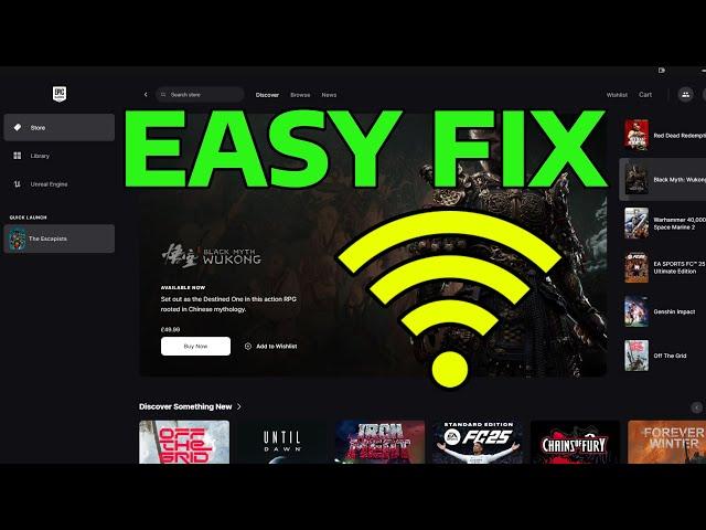 How To Fix Epic Games Connection Error, Issues and Problems