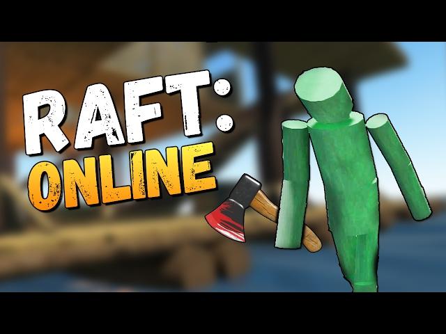 СТРОИМ ЗАМОК МЕЧТЫ В ОКЕАНЕ -  Raft Multiplayer