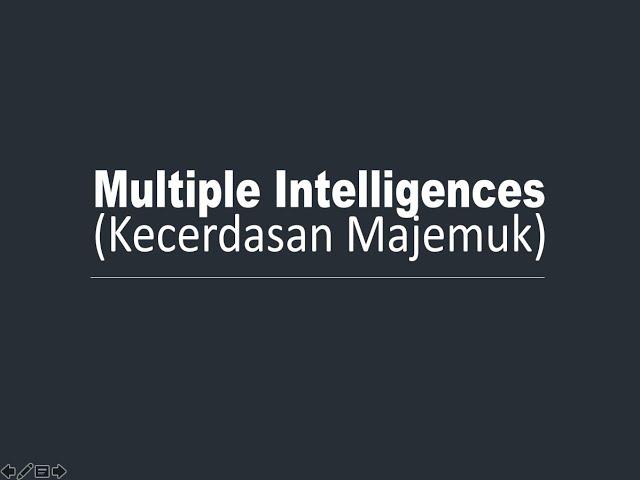 Video Kuliah (12) - Theory of Multiple Intelligence (Howard Gardner)