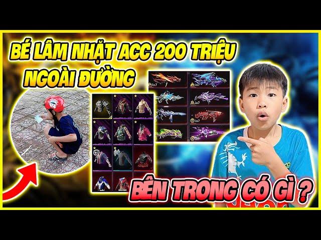 Bé Lâm Nhặt Được Acc 200 Triệu Ngoài Đường, Bên Trong Có Gì ?