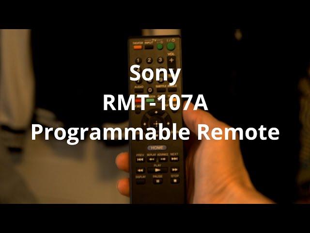 Sony BPD-S470 RMT-107A Programmable Remote.  Programmable on select TV brands.