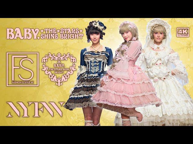 BABY, THE STARS SHINE BRIGHT ロリィタ服ブランド  NYFW FW24-25 EXCLUSIVE interview Full Show 4K Lolita Fashion