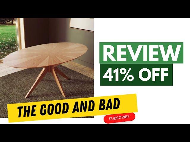 Fenway Oval Dining Table Review - AllModern - Wayfair - Good & Bad - Sipon Dawyen