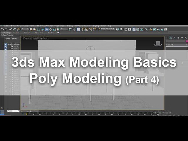 Learn Poly Modeling in 3dsmax from Scratch, For Beginners