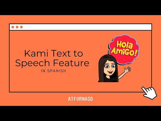 Spanish Text-to-Speech in Kami