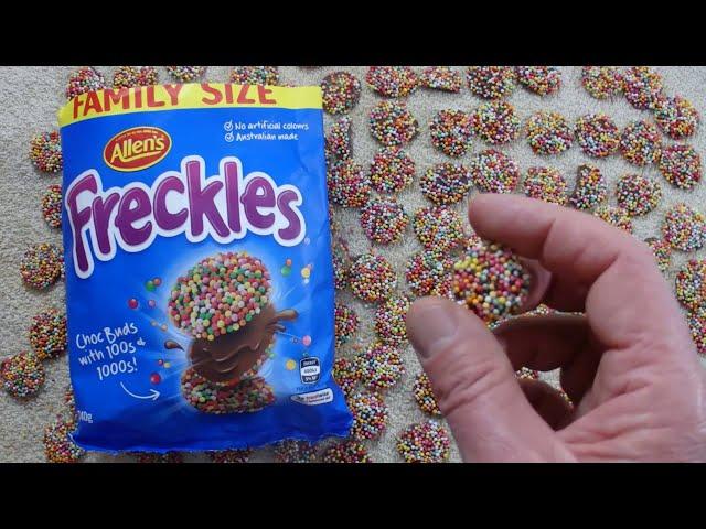 ASMR - Freckles - Australian Accent - Discussing These Australian Snacks in a Quiet Whisper