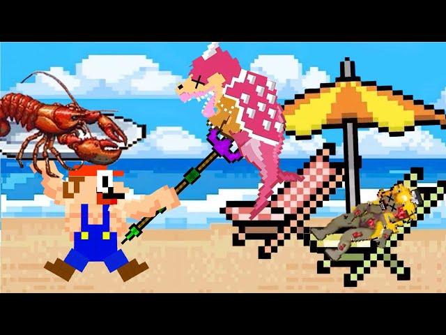 OMG! What happened to PEACH that made Mario so panicked? | 8 bit Cartoon Animation