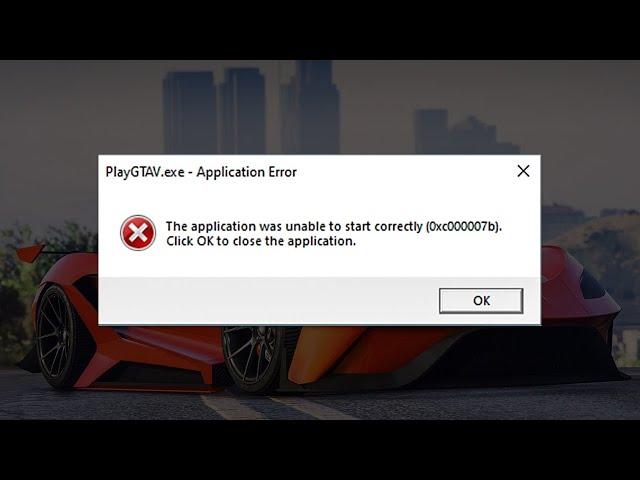 How to Fix GTA 5 0xc000007b Error...