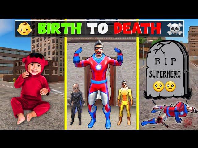 Superhero's BIRTH To DEATH In ROPE HERO VICE TOWN (Story)