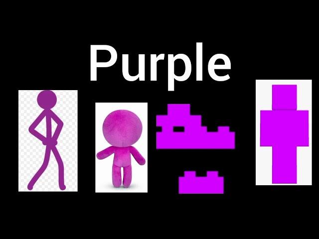 Alan Becker "purple" (original,Minecraft & Blindbox)